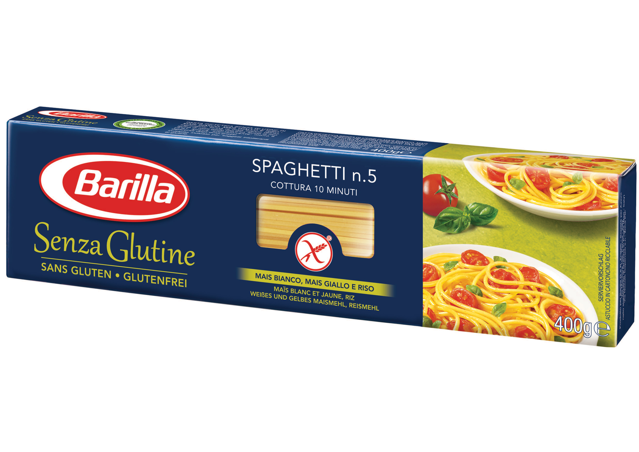 SPAGHETTI senza glutine Pasta Barilla (400gr) - In Punta di Forchetta