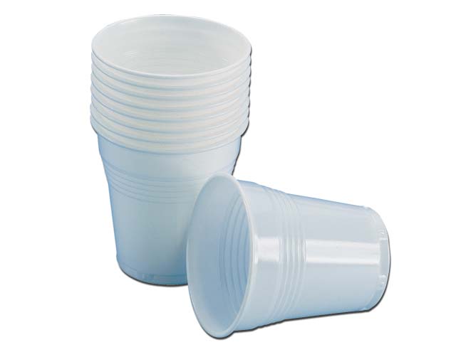 500 BICCHIERI PLASTICA MONOUSO 200 CC BICCHIERE ACQUA BIANCO 200ml